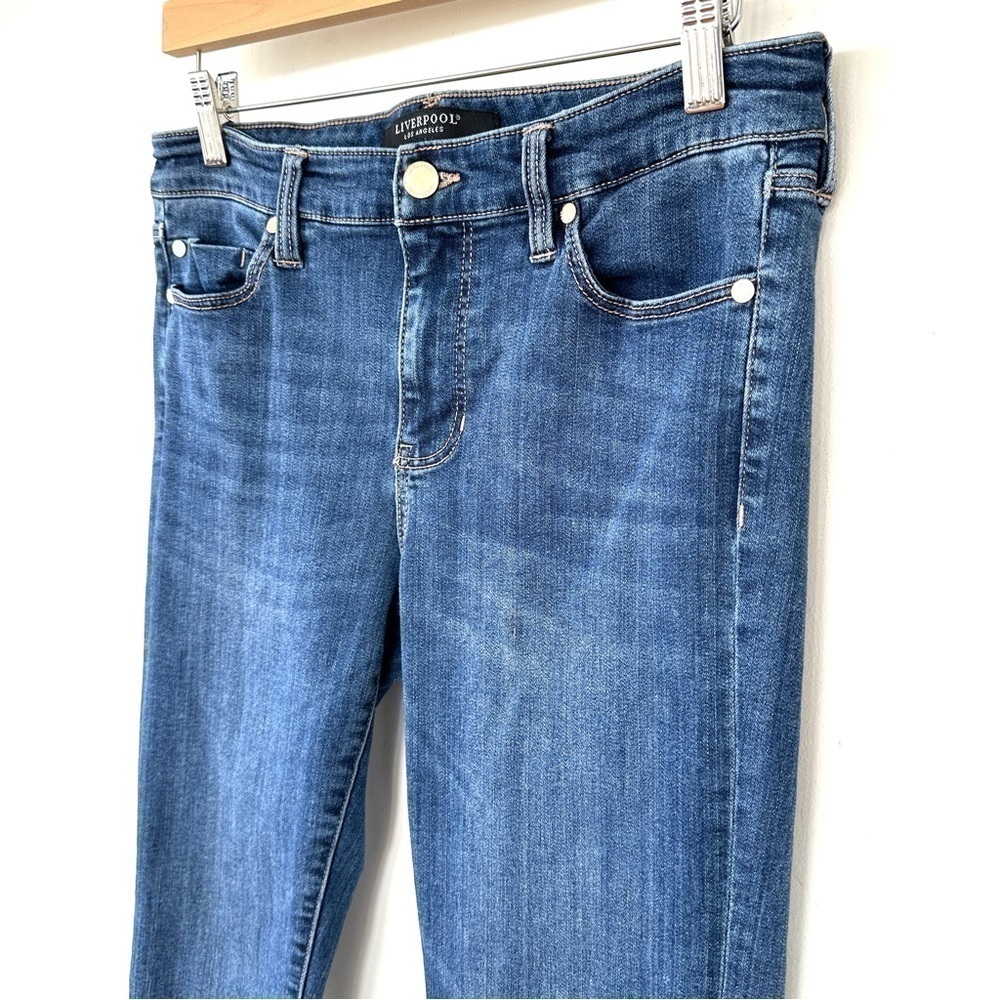 Liverpool “the ankle  skinny” jeans in stretch denim, medium rise - Picture 4 of 14